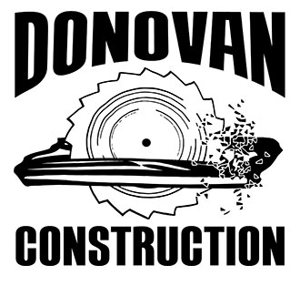 Donovan Construction, LLC Logo Black